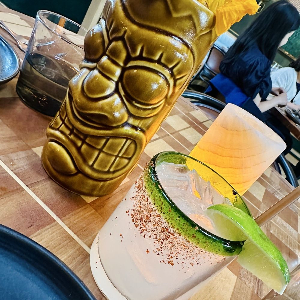 Twelvemonth - Left:Tiki Tiki Puka Puka Right:Spicy Mezcal - Vegan Near Me - Burlingame, California Twelvemonth - Left:Tiki Tiki Puka Puka Right:Spicy Mezcal - Vegan Near Me - Burlingame, California
