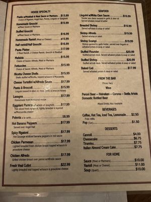 Menu photo 2 Felicia's Restaurant & Lounge Monessen, PA Menu photo 2 Felicia's Restaurant & Lounge Monessen, PA