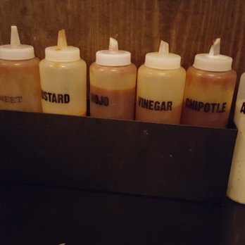 Mojo Old City BBQ - Sauces to choose from - Barbeque Near Me - St. Augustine, Florida
