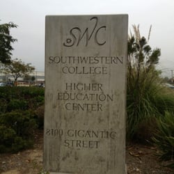 Southwestern College - Sign on street