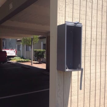 Alpine Village Apartments - Empty fire extinguisher location near my house. Gee, that seems safe! - Apartments Near Me - Alpine, California Alpine Village Apartments - Empty fire extinguisher location near my house. Gee, that seems safe! - Apartments Near Me - Alpine, California