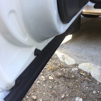 Caliber Collision - You can see the dents of their new door. It was not a new door. They lied. - Body Shops Near Me - Tujunga, California Caliber Collision - You can see the dents of their new door. It was not a new door. They lied. - Body Shops Near Me - Tujunga, California