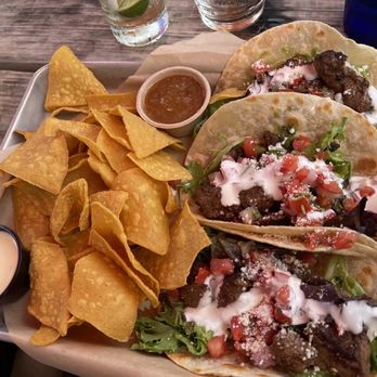 Inver Grove Brewing - Steak tacos w/chips salsa and queso - Breweries Near Me - Inver Grove Heights, Minnesota