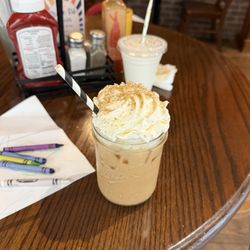 Jon & Patty's Coffee Bar & Bistro - Stack of pancakes coffee so good!
