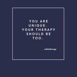 Defy Therapy & Wellness - Your therapy & exercises should complement you & the demands of your lifestyle. 1:1 sessions with the same therapist for the full hour.