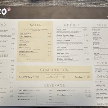 Hako - Menu. 6/28/2026 - Sushi Bars Near Me - Irvine, California