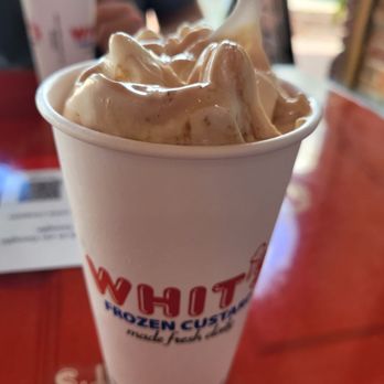 Whit’s Frozen Custard - Deland Gem Amazing, thick with the right amount of caramel and hot fudge and pecans - Ice Cream & Frozen Yogurt Near Me - DeLand, Florida Whit’s Frozen Custard - Deland Gem Amazing, thick with the right amount of caramel and hot fudge and pecans - Ice Cream & Frozen Yogurt Near Me - DeLand, Florida
