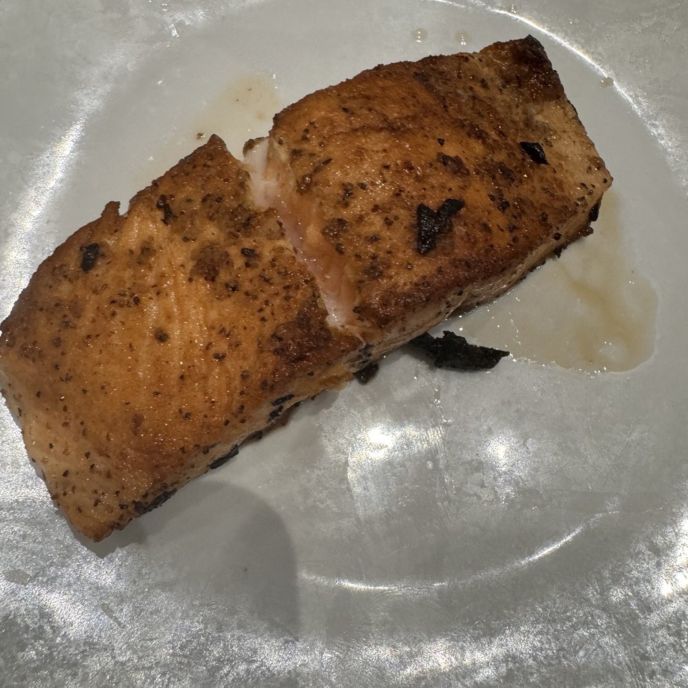 Square Peg Pizzeria - Salmon for a topping of my salad - Pizza Near Me - Delray Beach, Florida Square Peg Pizzeria - Salmon for a topping of my salad - Pizza Near Me - Delray Beach, Florida