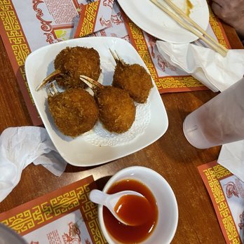 Four Seasons Chinese Restaurant - Deep fried crab claws with sweet and sour sauce - Dim Sum Near Me - Clovis, California Four Seasons Chinese Restaurant - Deep fried crab claws with sweet and sour sauce - Dim Sum Near Me - Clovis, California