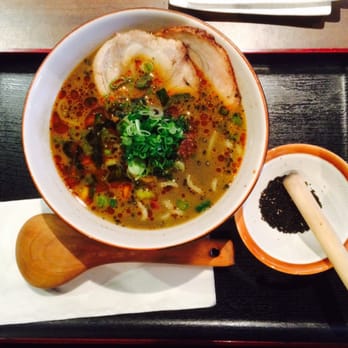 Ramen Isshin - Black Sesame Tan Tan Noodle Ramen - Ramen Near Me - Toronto, Ontario Ramen Isshin - Black Sesame Tan Tan Noodle Ramen - Ramen Near Me - Toronto, Ontario