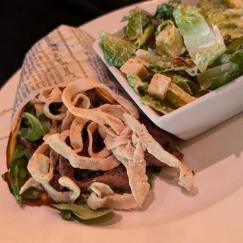 Finn MacCool's - Steak frites wrap with a Cesar - Pubs Near Me - Port Washington, New York Finn MacCool's - Steak frites wrap with a Cesar - Pubs Near Me - Port Washington, New York