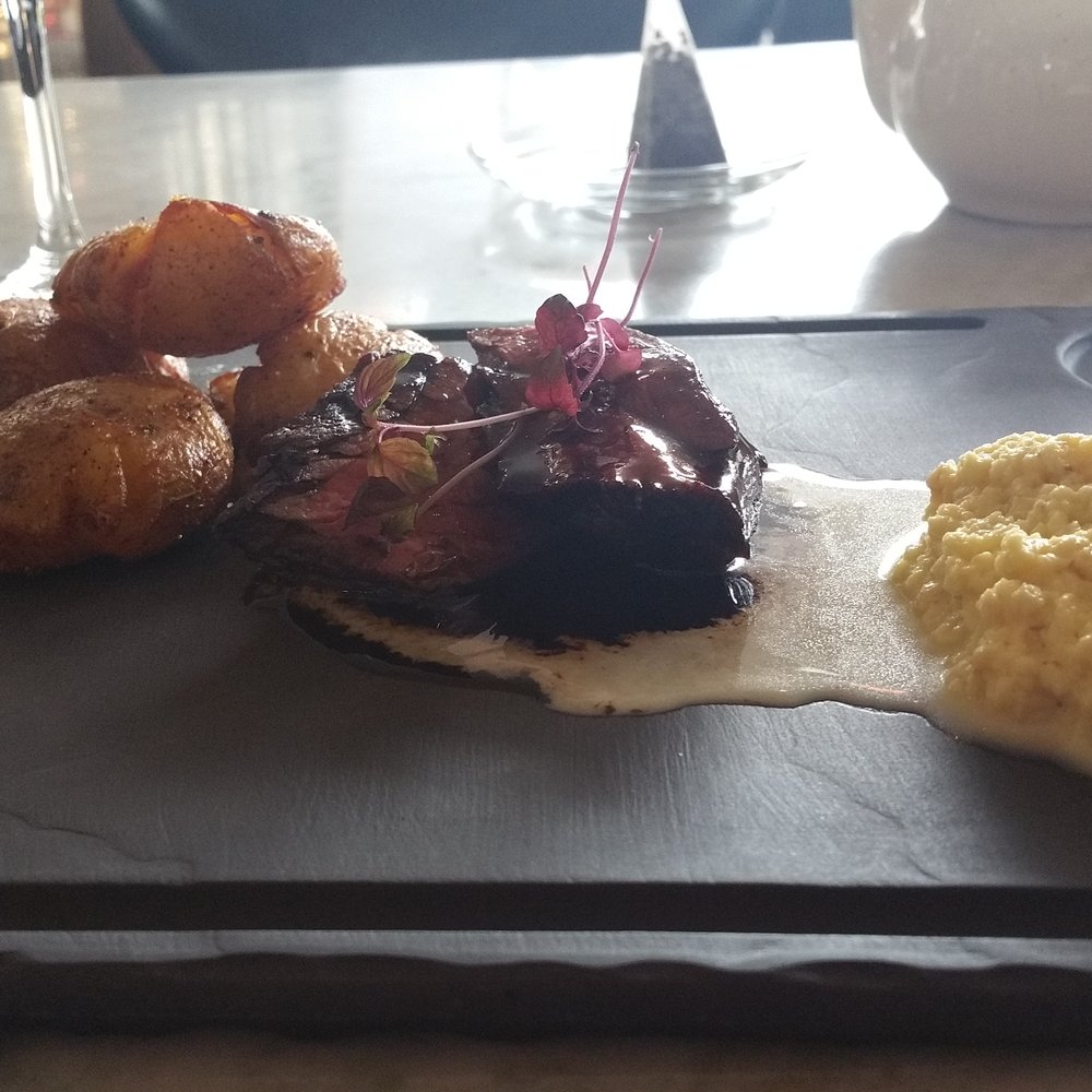 American Table by Marcus Samuelsson - The cute wittle steak, and interesting textured eggs. I'm ignoring those potatoes. - American Near Me - Stockholm, Alberta American Table by Marcus Samuelsson - The cute wittle steak, and interesting textured eggs. I'm ignoring those potatoes. - American Near Me - Stockholm, Alberta