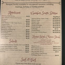 Landry's Steakhouse - Menu