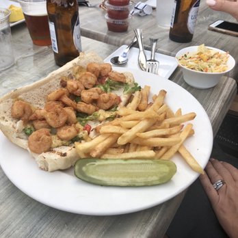 Skipper's Dockside - Shrimp Po'boy - Seafood Near Me - Key Largo, Florida Skipper's Dockside - Shrimp Po'boy - Seafood Near Me - Key Largo, Florida