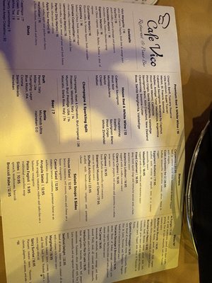 Menu photo 4 Cafe Vico Fort Lauderdale, FL