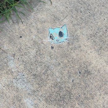 Exploration Green - Cute cat graffiti on the walking path - Parks Near Me - Houston, Texas Exploration Green - Cute cat graffiti on the walking path - Parks Near Me - Houston, Texas