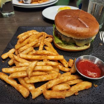 St. Amand Kitchen & Cocktails - Signature burger - Cocktail Bars Near Me - Chandler, Arizona St. Amand Kitchen & Cocktails - Signature burger - Cocktail Bars Near Me - Chandler, Arizona