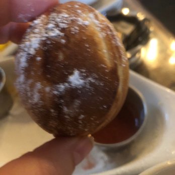 Toast - Aebelskivers come with 7 pancake balls and sauce! The jam was jam up!! - Breakfast & Brunch Near Me - New Orleans, Louisiana Toast - Aebelskivers come with 7 pancake balls and sauce! The jam was jam up!! - Breakfast & Brunch Near Me - New Orleans, Louisiana