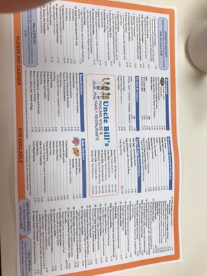 Menu photo 4 Uncle Bill's Pancake House Stone Harbor, NJ Menu photo 4 Uncle Bill's Pancake House Stone Harbor, NJ