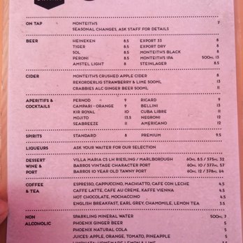 Archie's - Drink menu - Pizza Near Me - Auckland, AUK Archie's - Drink menu - Pizza Near Me - Auckland, AUK