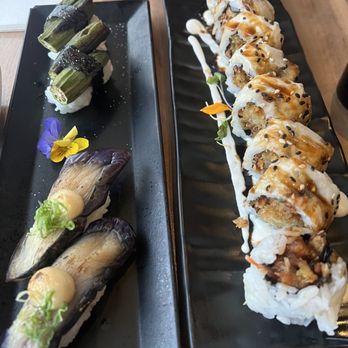 Shizen - Eggplant Nigiri, asparagus Nigiri - Sushi Bars Near Me - San Francisco, California Shizen - Eggplant Nigiri, asparagus Nigiri - Sushi Bars Near Me - San Francisco, California