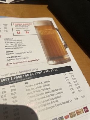 Menu photo 1 Outback Steakhouse Charlottesville, VA