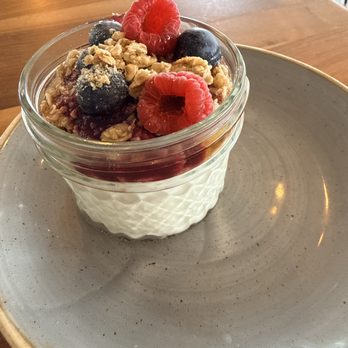 South Bar & Kitchen - Greek Yogurt dessert with fresh berries - Cajun/Creole Near Me - Pompano Beach, Florida South Bar & Kitchen - Greek Yogurt dessert with fresh berries - Cajun/Creole Near Me - Pompano Beach, Florida