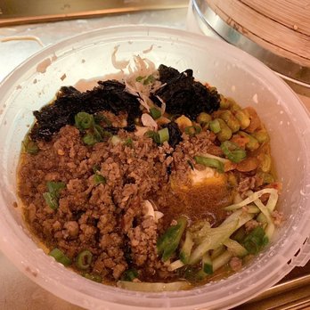Wu' s Shanghai Dumpling - Wu's Favorite Spicy Pork Topping Tofu Bowl - Shanghainese Near Me - Edison, New Jersey
