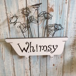 Whimsy Antiques - Whimsy logo sign