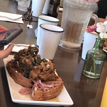 Veg Kitchen + Bar - The mushroom n waffles - Vegan Near Me - Sacramento, California
