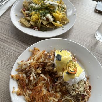 Shorehouse Kitchen - Pork Carnitas Chilaquiles & pork carnitas Benedict - Breakfast & Brunch Near Me - Carlsbad, California Shorehouse Kitchen - Pork Carnitas Chilaquiles & pork carnitas Benedict - Breakfast & Brunch Near Me - Carlsbad, California