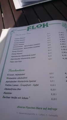 Menu photo 7 Restaurant Floh Berlin, BE