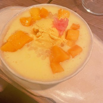 Mango Mango Dessert - A1. Special Mango Juice Sago and Pomelo with Mango Ice Cream - Desserts Near Me - New York, New York Mango Mango Dessert - A1. Special Mango Juice Sago and Pomelo with Mango Ice Cream - Desserts Near Me - New York, New York