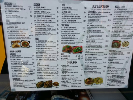 Menu photo 5 Sally's Asian Cuisine Hobart, TAS Menu photo 5 Sally's Asian Cuisine Hobart, TAS