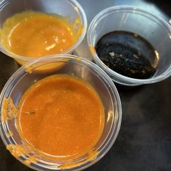 Wing Daddy's Sauce House - Sauce samples