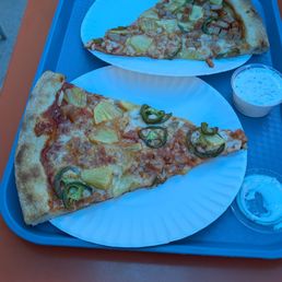 Jalapeno pineapple pizza