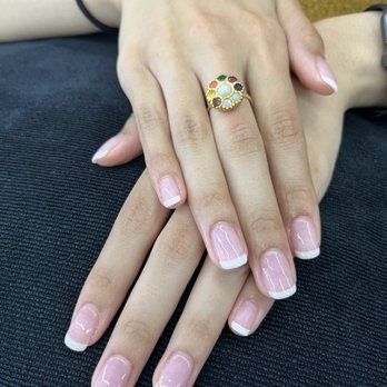 Anna Salon - SNS dip powder- French tip - Nail Salons Near Me - Huntington Beach, California Anna Salon - SNS dip powder- French tip - Nail Salons Near Me - Huntington Beach, California