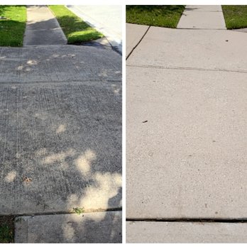 Clean Blast Driveway - Cedar Park driveway cleaning service. Before and After, by Clean-Blast Driveway Co. - Pressure Washers Near Me - Cedar Park, Texas