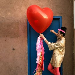 Griselda's Floral Accessories & Party Supplies - GIANT HEART BALLOONS