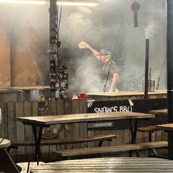 Snow's BBQ - Kerry hard at work! - Barbeque Near Me - Lexington, Texas Snow's BBQ - Kerry hard at work! - Barbeque Near Me - Lexington, Texas