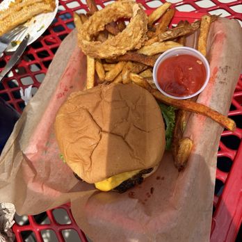 Anchor 66 - Grandma's burger w fries - Diners Near Me - Bristow, Oklahoma