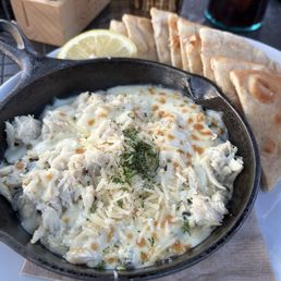 Amazing Crab artichoke dip. A must have.