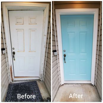 Rineck Painting and Carpentry - before and after - Painters Near Me - Yulee, Florida Rineck Painting and Carpentry - before and after - Painters Near Me - Yulee, Florida