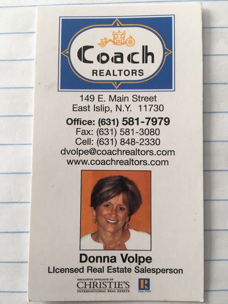 COACH REALTORS Updated May 2024 149 E Main St, East Islip, New York