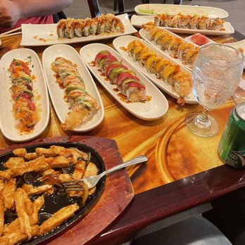 Fuji Sushi - Chicken Teriyaki Dinner and lots of sushi - Sushi Bars Near Me - Metairie, Louisiana