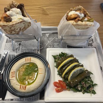 De Babel - Grape Leaves - 4 Count, Hummus - Side, Chicken Tawook Sandwich, lamb gyro - Mediterranean Near Me - Scottsdale, Arizona De Babel - Grape Leaves - 4 Count, Hummus - Side, Chicken Tawook Sandwich, lamb gyro - Mediterranean Near Me - Scottsdale, Arizona
