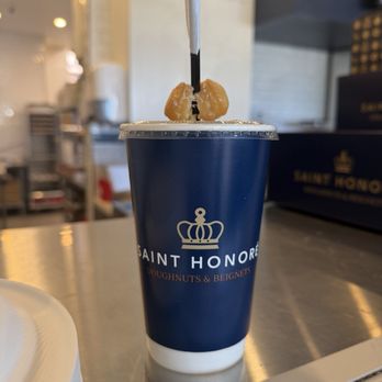 Saint Honoré - Iced Vanilla Latte - Donuts Near Me - Las Vegas, Nevada Saint Honoré - Iced Vanilla Latte - Donuts Near Me - Las Vegas, Nevada