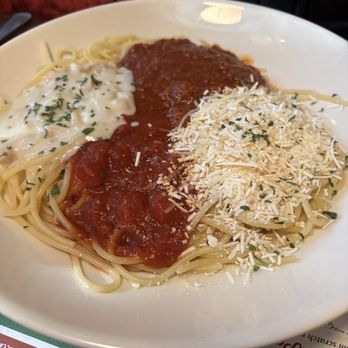 The Old Spaghetti Factory - Pot Pourri: three different pastas = sampler - Italian Near Me - Elk Grove, California The Old Spaghetti Factory - Pot Pourri: three different pastas = sampler - Italian Near Me - Elk Grove, California