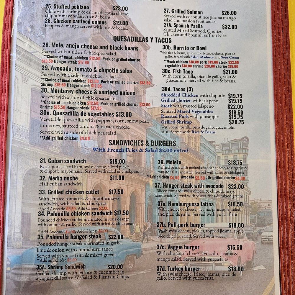Cubana Cafe - Menu p.5 as of June 2026 - Cuban Near Me - Brooklyn, New York Cubana Cafe - Menu p.5 as of June 2026 - Cuban Near Me - Brooklyn, New York