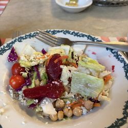 Ciccanti Ristorante - Salad Italian dressing and crumbled blue cheese